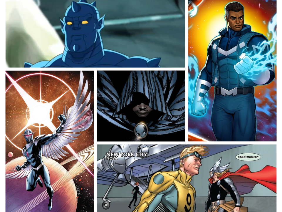 Marvel Blue Superheroes_post cover