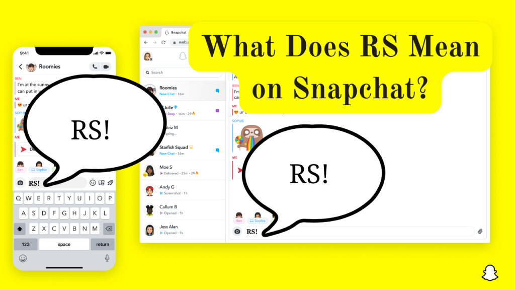 What Does RS Mean on Snapchat?